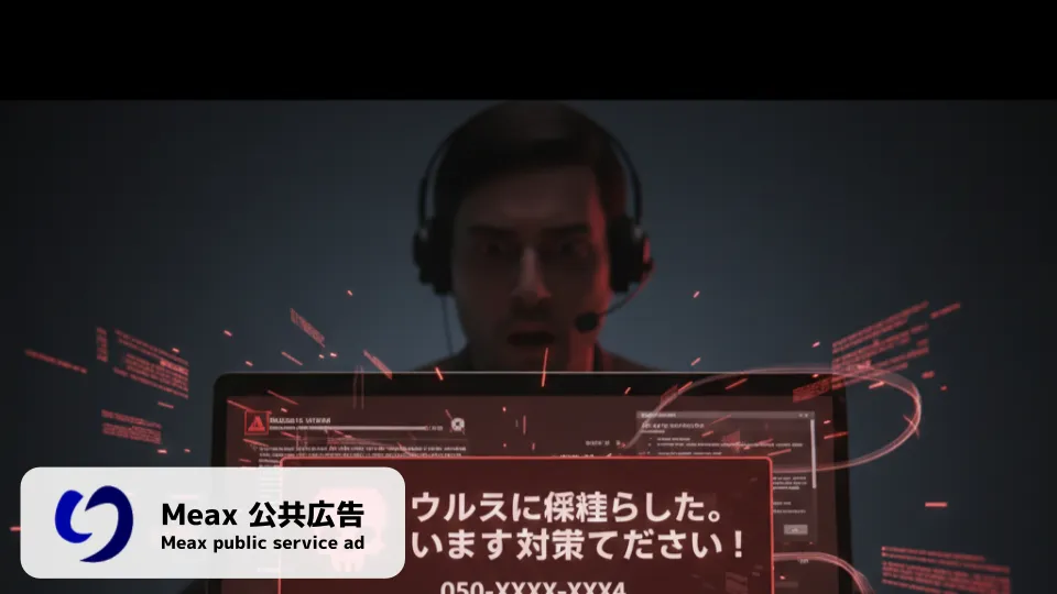 ##### 4. 偽物の「警告」に騙されない！サポート詐欺対